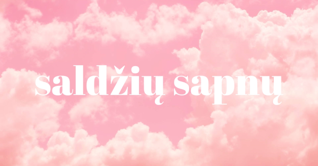 Debesyje prieš miegą pink modern-simple