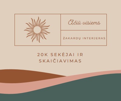 20k sekėjai ir skaičiavimas pink organic-boho