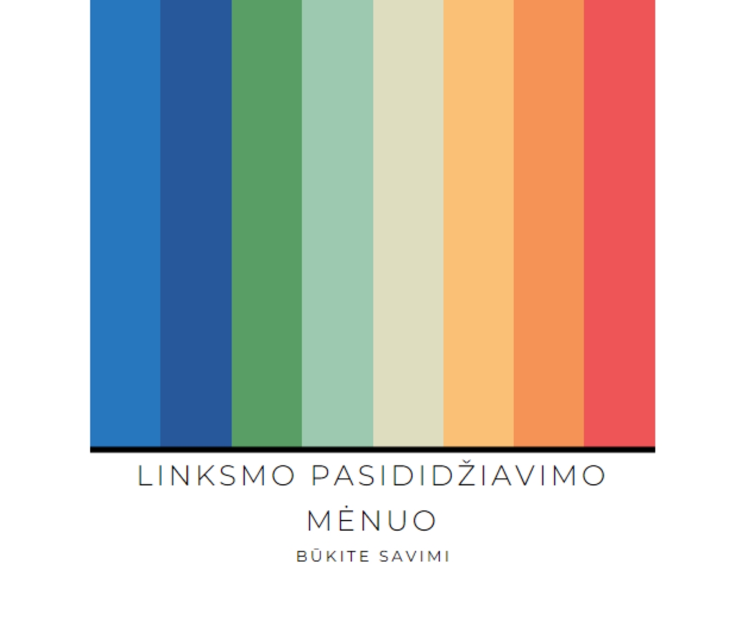 Būkite savimi white modern-simple