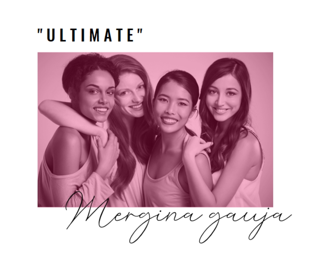 Mergina gauja white modern-simple