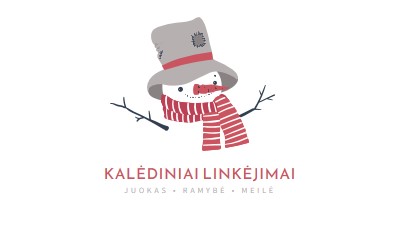 Kalėdiniai linkėjimai white modern-simple