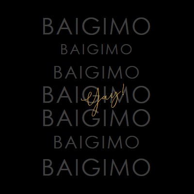 Yay už baigimo black modern-simple