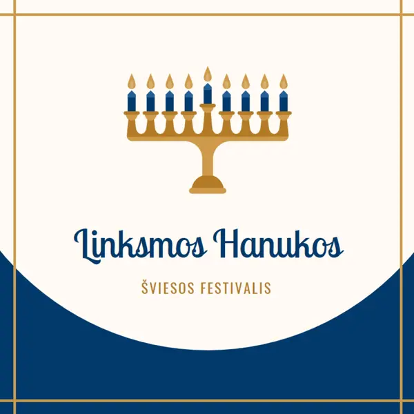 Menorah aura white modern-color-block