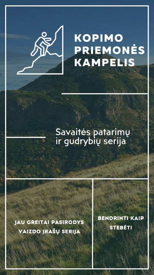 Kopimas į laipiojimo green modern-simple