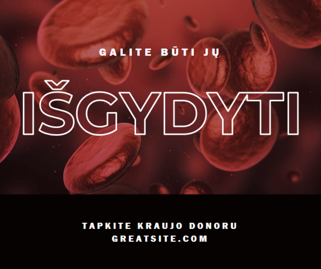 Tapkite kraujo donoru red modern-simple