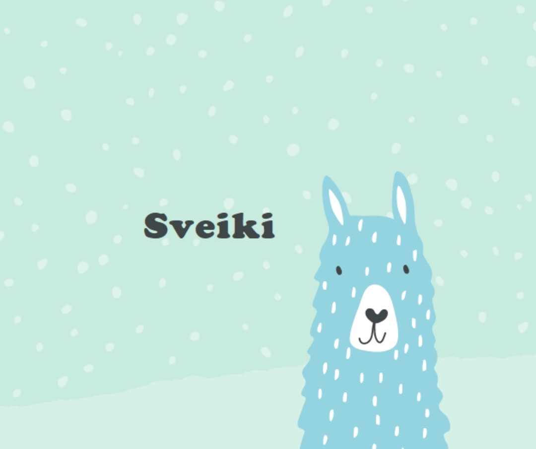 Sveiki green whimsical-color-block