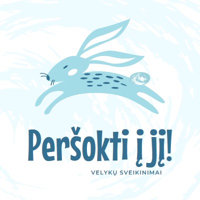 Peršokti į jį blue whimsical-color-block