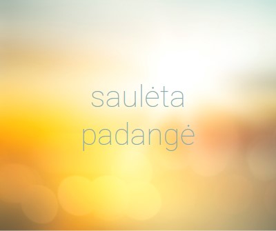 Saulėta padangė yellow modern-simple