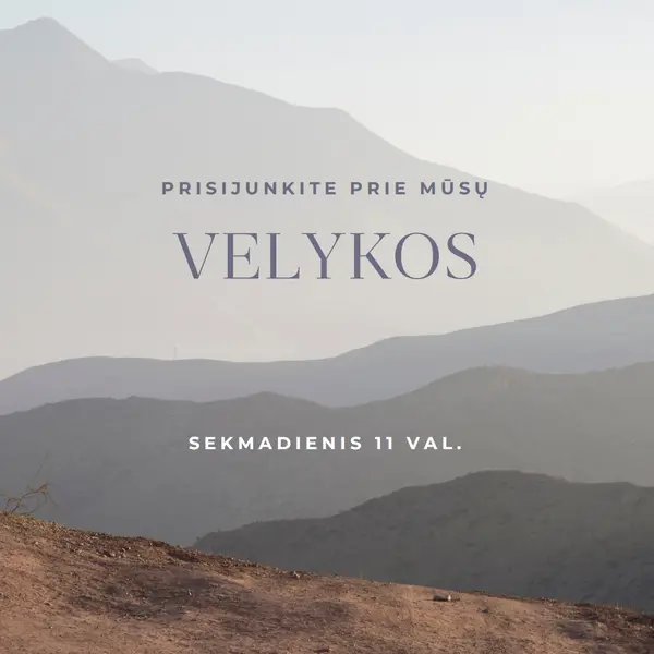 Kviečiame šv. Velykų sekmadienį gray modern-simple