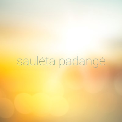 Saulėta padangė yellow modern-simple