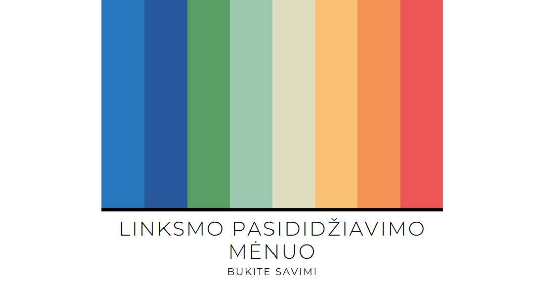 Būkite savimi white modern-simple