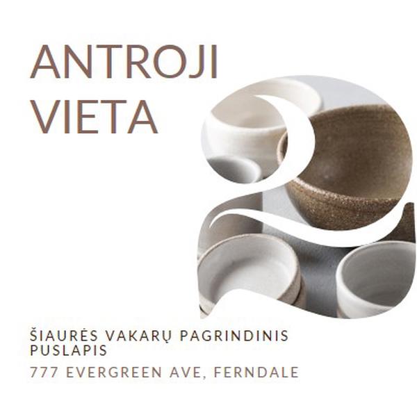 Antroji vieta atidaryta white modern-simple