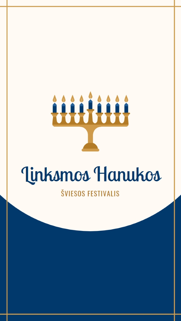 Menorah aura white modern-color-block