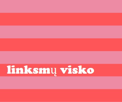 Viskas linksma pink modern-bold