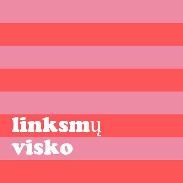 Viskas linksma pink modern-bold