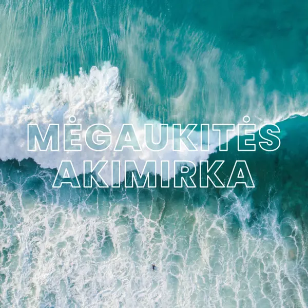 Mėgaukitės akimirka blue modern-simple