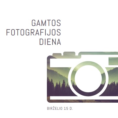 Gamtos fotografijos diena white modern-simple