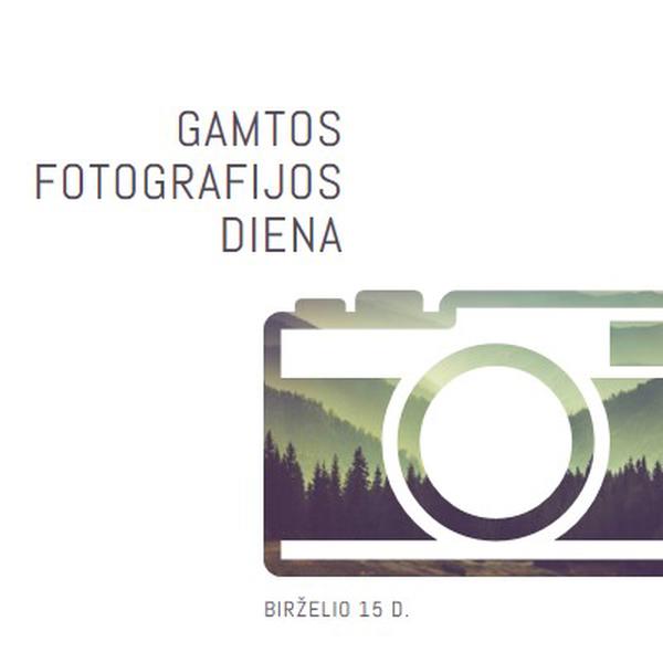 Gamtos fotografijos diena white modern-simple