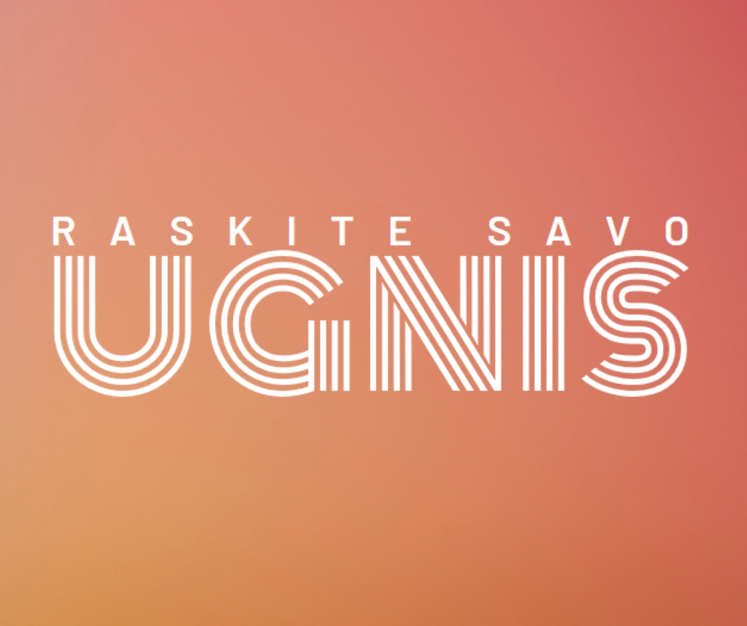 Įjungtas gaisras orange modern-bold