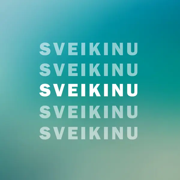 Garbingas šviesus blue modern-simple