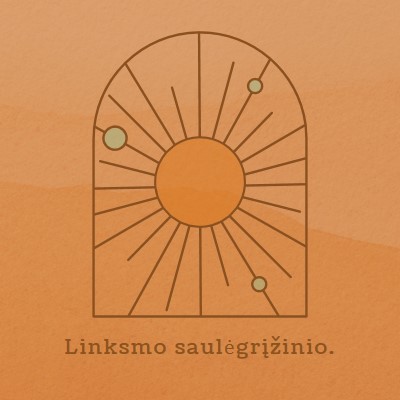 Puikiai tinka saulėgrįžai orange organic-boho