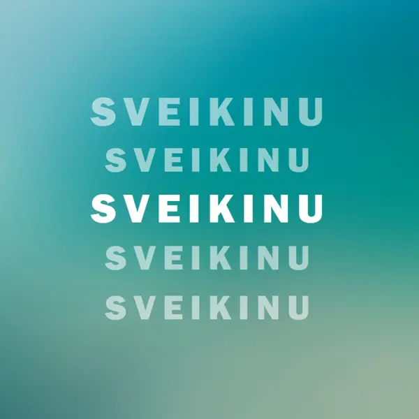 Garbingas šviesus blue modern-simple