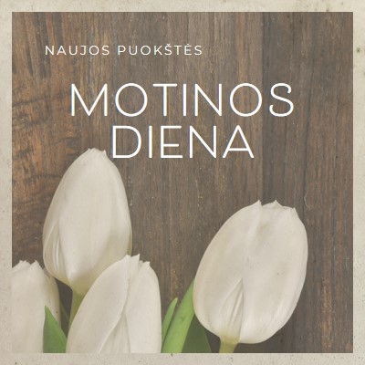 Motinos puokštė brown modern-simple