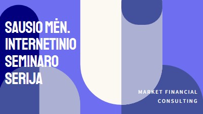 Sausio mėn. internetinio seminaro serija blue modern-bold