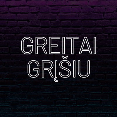 Jau greitai su jumis purple modern-bold