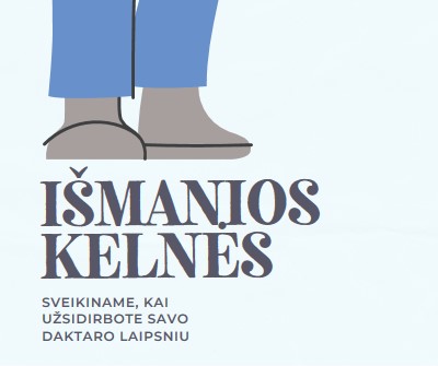 Išmanios kelnės blue modern-color-block