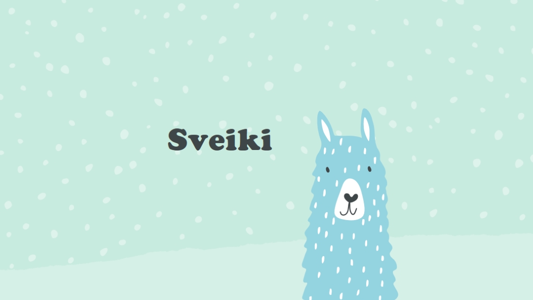 Sveiki green whimsical-color-block