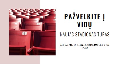 Pažvelkite į vidų red modern-simple