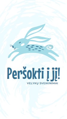 Peršokti į jį blue whimsical-color-block