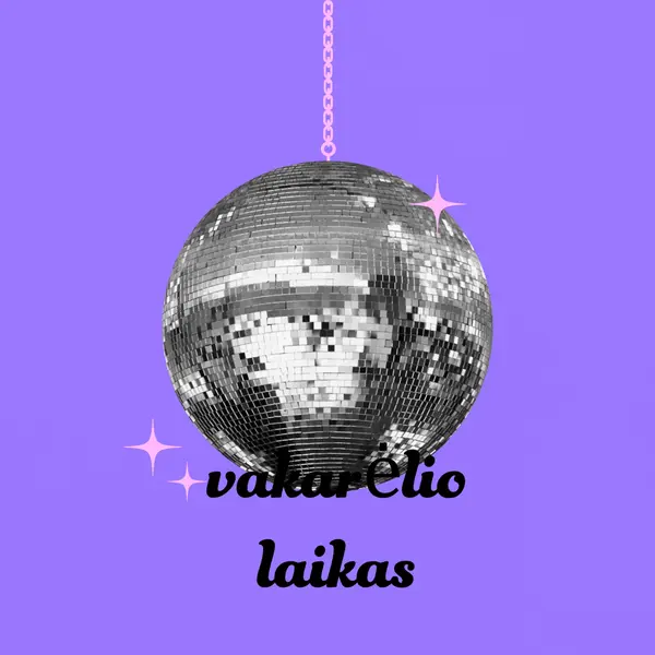 Vakarėlis kiekvieną kartą purple simple,collage,disco,fun,playful,photo