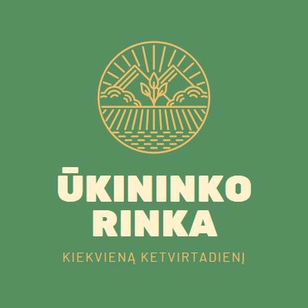 Ateikite į ūkininkų rinką green clean,simple,logo,organic,typographic,rustic