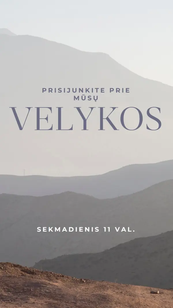 Kviečiame šv. Velykų sekmadienį gray modern-simple