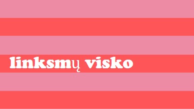 Viskas linksma pink modern-bold