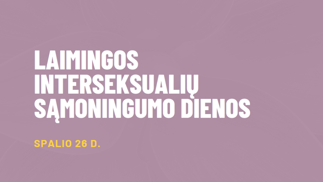 Laimingos Intersex sąmoningumo diena purple modern-bold