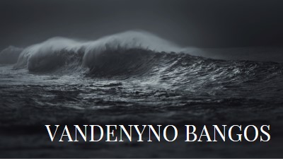 Tamsios vandenyno bangos gray modern-simple