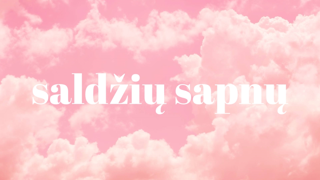 Debesyje prieš miegą pink modern-simple