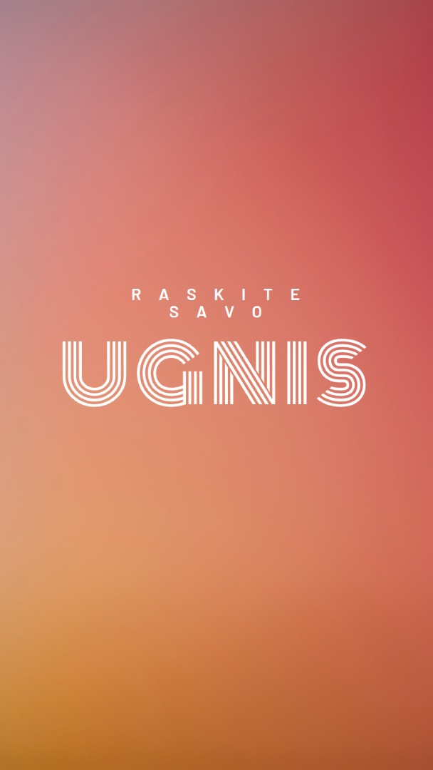 Įjungtas gaisras orange modern-bold