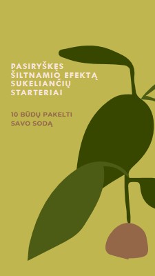 Pakelkite savo sodą green modern-color-block