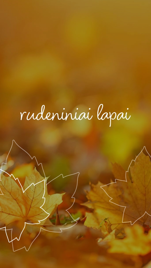 Rudens lapai orange organic-simple
