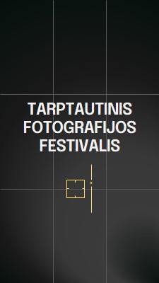 Tarptautinis fotografijos festivalis black modern,moody,camera,grid,geometric,pattern