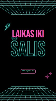 Laikas linksmintis black bold,neon,outline,grid,sci-fi