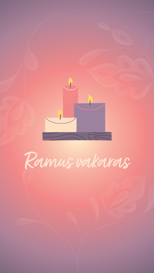 Ramus vakaras purple modern,gradient,illustration,simple,motif,handwriting