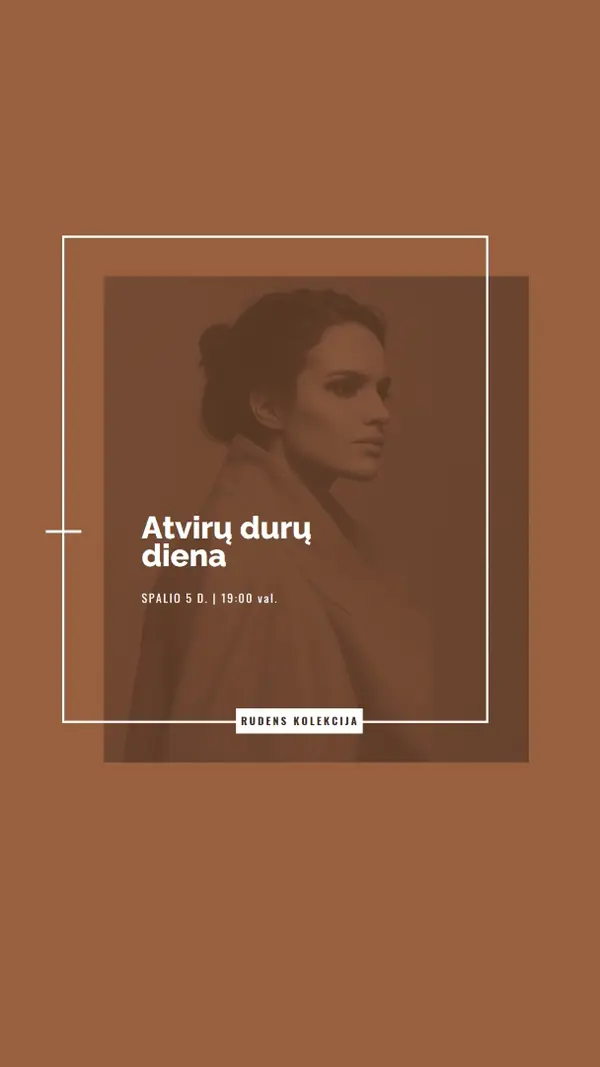 Paryškinta mada brown modern-bold