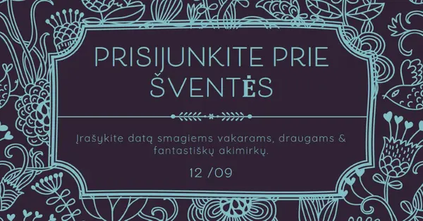 Prisijunkite prie švenčių blue elegant,classic,floral