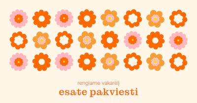 Rengiame vakarėlį orange bold,fun,graphic