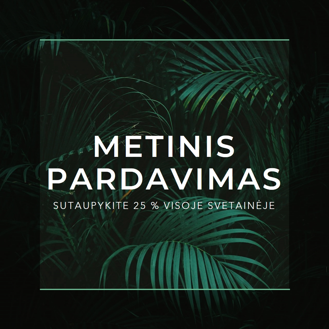 Džiunglės vibes black modern-simple